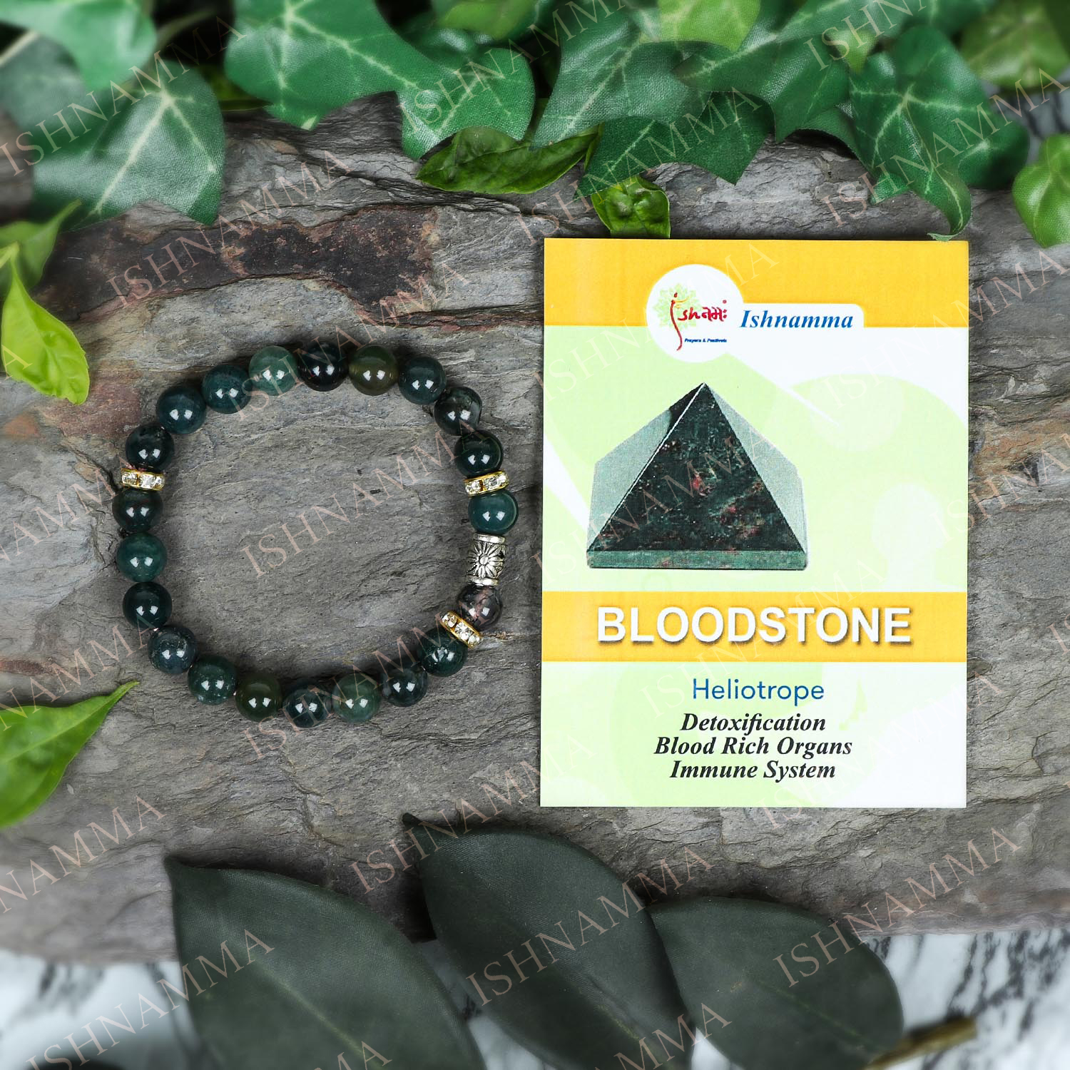 Buy SatinCrystals Bloodstone Bracelet Boutique Green Red Stone Wrapped  5-Layer Handmade Coil B01 Online at desertcartINDIA